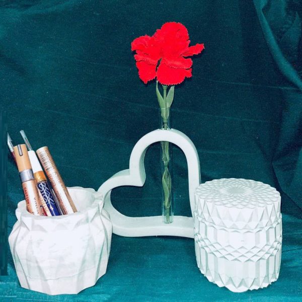 ست جا قلمی رو میزی | سنگ مصنوعی