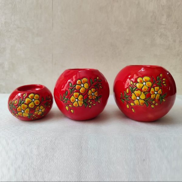 سرویس جا وارمر سرامیکی توپی هفت رنگ